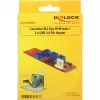 Delock convertidor M.2 Key B+M conector macho > 2 x USB 3.0 regleta de pines - adaptador USB - tarjeta M.2 - USB 3.0 (interno) x 2 (62843)