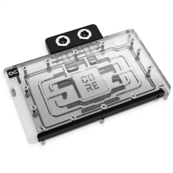 Backplate Alphacore Core aluminio cromo cobre negro 148,5x201,4x34,4mm