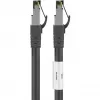 Goobay CAT 8.1 cable de parcheo, S/FTP (PiMF), negro, 2 m - LSZH libre de halógenos, cobre AWG 24 (66722)