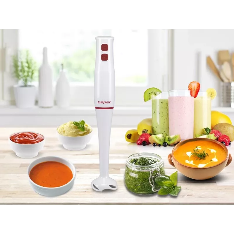 Batidora de mano Beper P102FRU003 Rojo Blanco