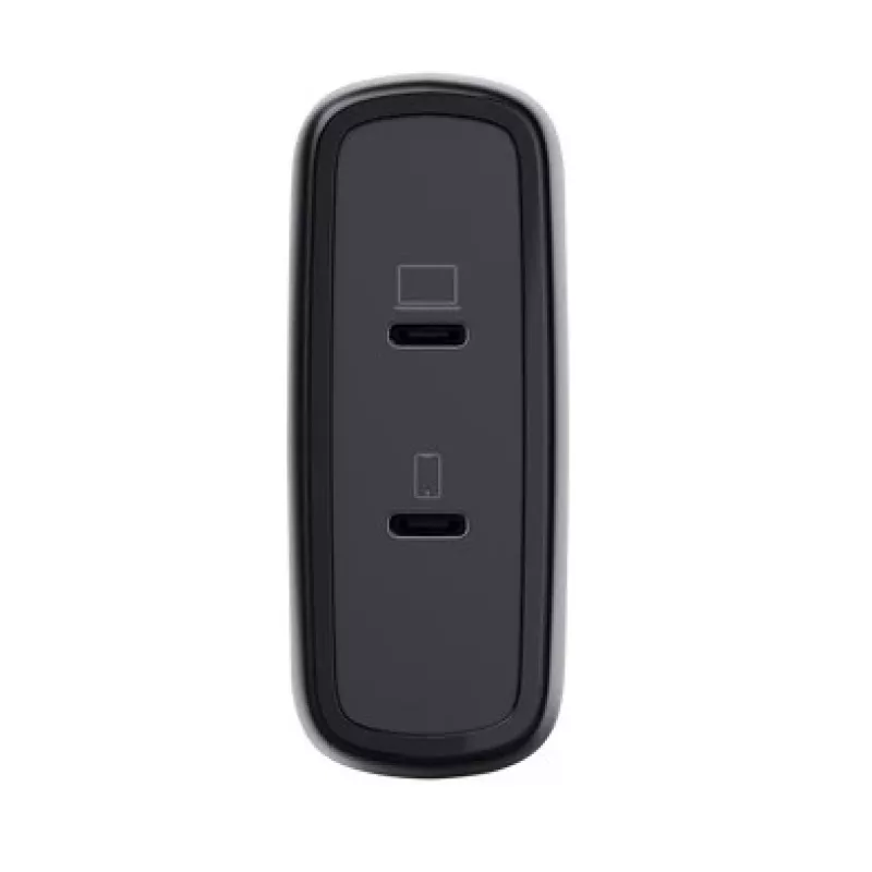 Cargador TRUST Maxo 100W 2 puertos USB-C GaN — 100 W, 2× USB-C, máx. 20 V, cable de 2 m, negro