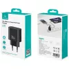 Cargador USAMS USA001631 30W con 1x USB-C y 1x USB-A carga rápida