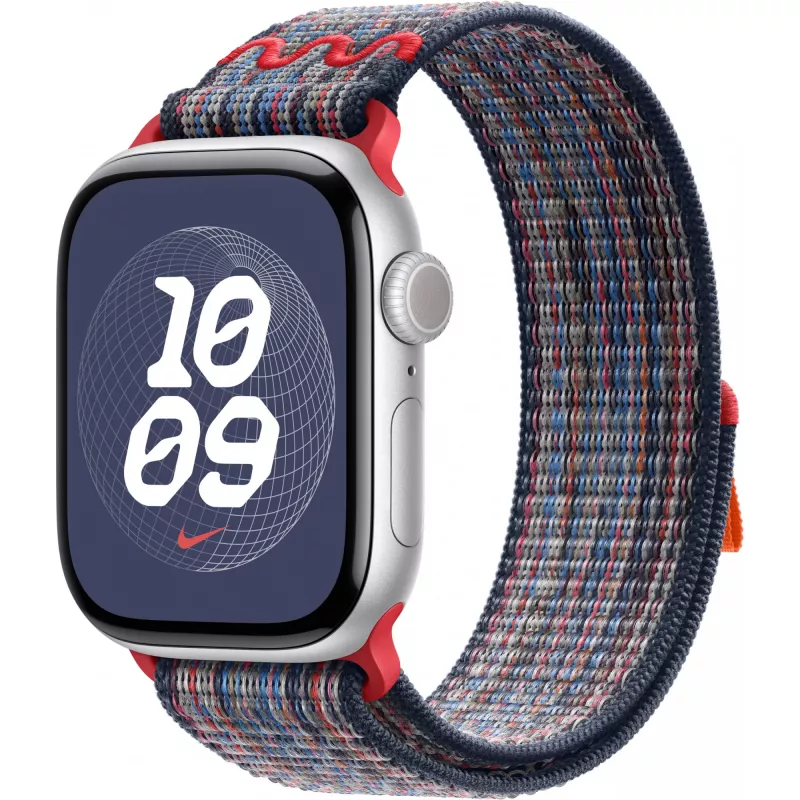 Correa Nike Sport Loop 42 mm azul/rojo