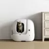 Bandeja abierta para gatos PETKIT Purobot Max Pro — blanca, 657×538×603 mm, adaptador de 12 V