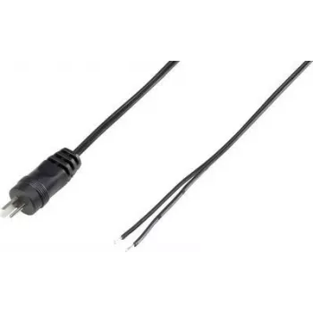 VOLTCRAFT 93015c94 Conector de altavoz, recto Número de polos (cantidad): 2 negro 1 unidad (93015c94)