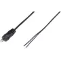 VOLTCRAFT 93015c94 Conector de altavoz, recto Número de polos (cantidad): 2 negro 1 unidad (93015c94)