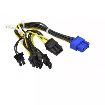 Supermicro - CBL-PWEX-1017 Cable de alimentación GPU - alimentación interna, 8 pines a PCIe Power (6+2) de 8 pines 20 cm