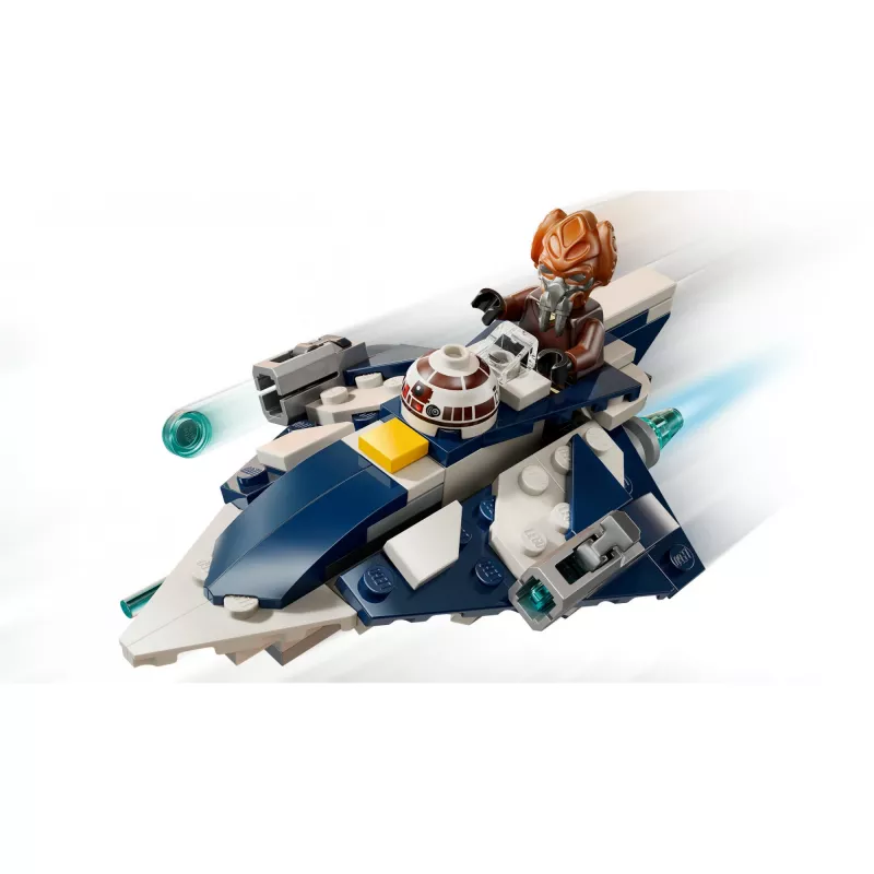 LEGO Microfighter Star Wars Caza estelar Jedi de Plo Koon 75400 — 89 piezas, 1 minifigura, edad 6+