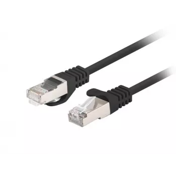 Latiguillo LANBERG RJ-45 Cat6 PCF6-20CC-0150-BK, F/UTP, conductor CCA, 1,5 m, negro