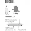 Oregon L 41125, esterilla de camping citronela/gris