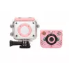 Cámara deportiva digital para niños Extralink H18 rosa – IP68, 1080p, pantalla de 2
