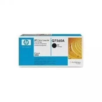 HP 314A Tóner Original LaserJet negro (Q7560A) para Color LaserJet 2700, 2700n, 3000, 3000d