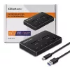 Qoltec 52274 Base de acoplamiento para SSD M.2 | NVMe | SATA | USB-C | DUAL 2 x 2TB