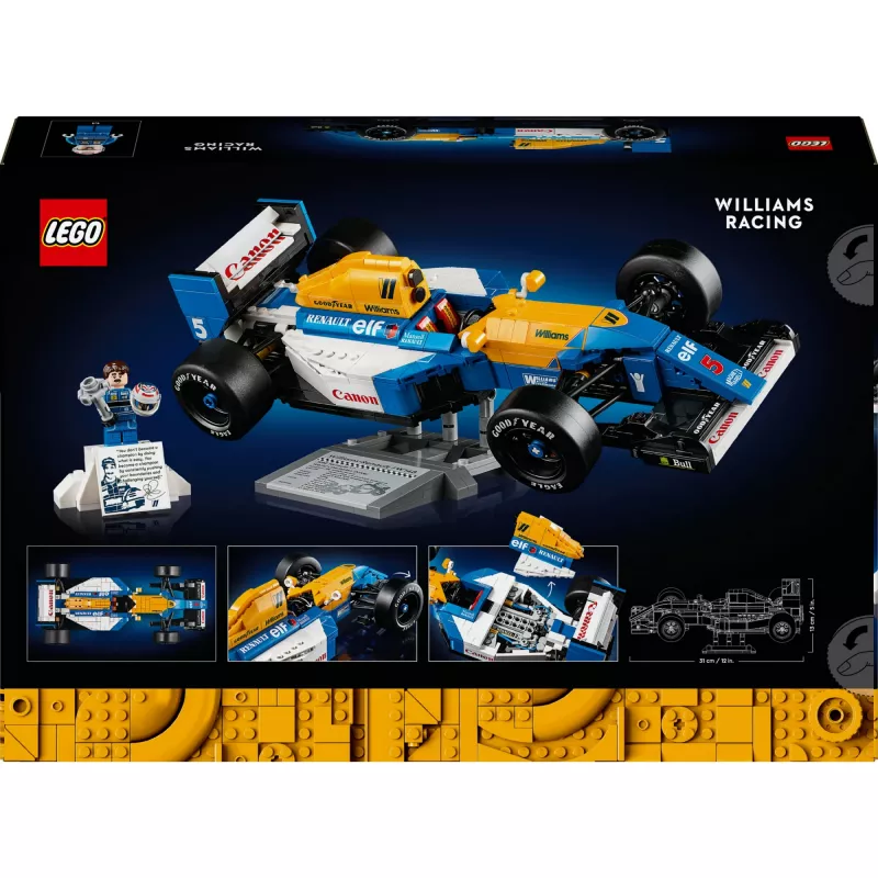 LEGO ICONS 10353 Williams Racing FW14B y Nigel Mansell