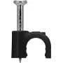 Goobay Clip para cable 5 mm, negro (64678)