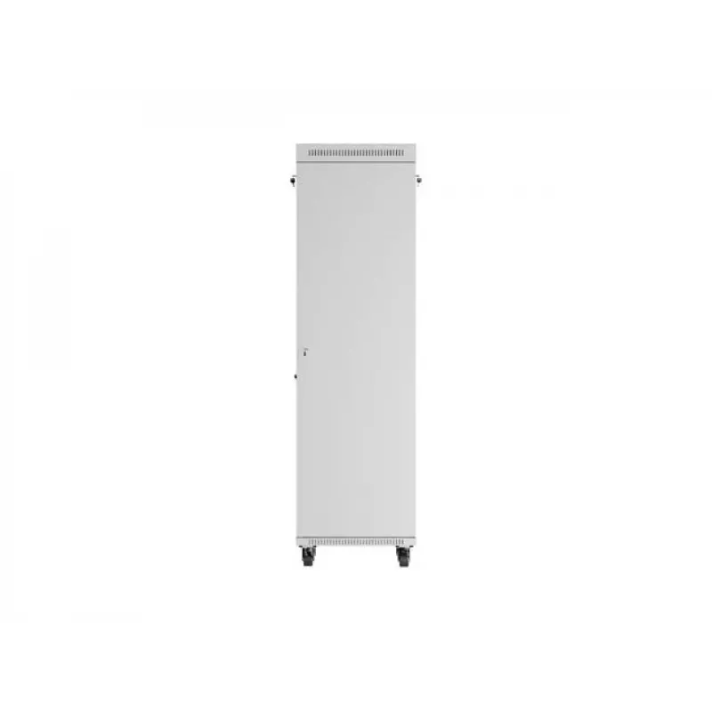 Armario rack de suelo LANBERG 19 pulgadas 42U 600×600 mm gris con puerta de cristal y LCD (flat pack)