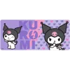 Alfombrilla de ratón Kids Euroswan 80x30 cm Hello Kitty Kuromi, gran alfombrilla rectangular para gaming/escritorio