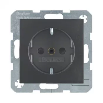 Berker 4723 16 06 Toma Schuko B1 antracita