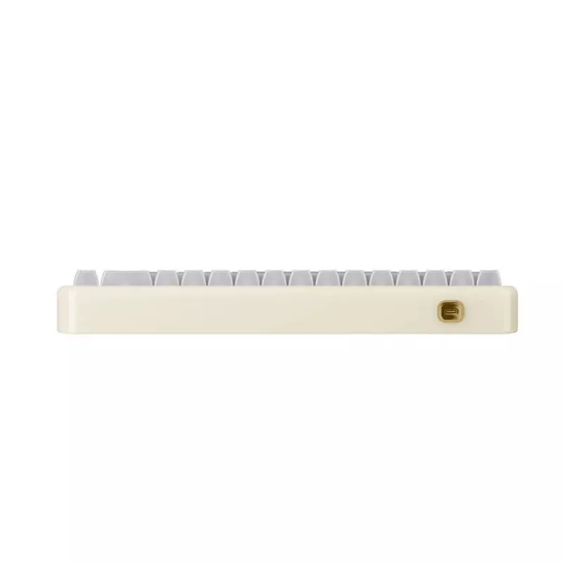 Teclado mecánico gaming AKKO YU01 White Jade 65 % RGB con interruptores Piano Pro