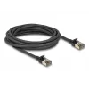 Cable de red DeLOCK RJ45 Cat.8.1 F/FTP Slim Pro 5 m negro