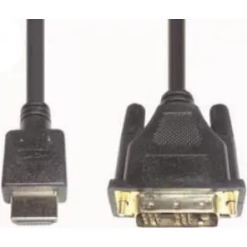 Adaptador de cable de vídeo HDMI 3 e+p 2m DVI-D negro