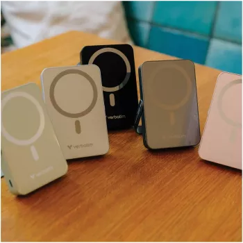 32259 VERBATIM Charge'n'Go Stand batería externa 10.000 mAh inalámbrica verde (32259)
