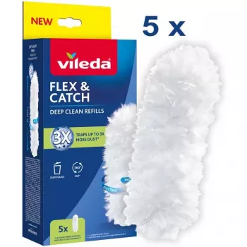 Recambios de plumero atrapapolvo VILEDA Flex&Catch 177664 - 5 recambios