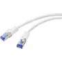 Renkforce RF-6830456 cable de red RJ45, cable de parcheo CAT 6a S/FTP 5,00 m blanco 1 unidad (RF-6830456)