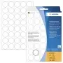 HERMA - etiquetas de adherencia permanente - blanco - 19 mm redondas 1280 etiquetas (32 hojas x 40) (2250)