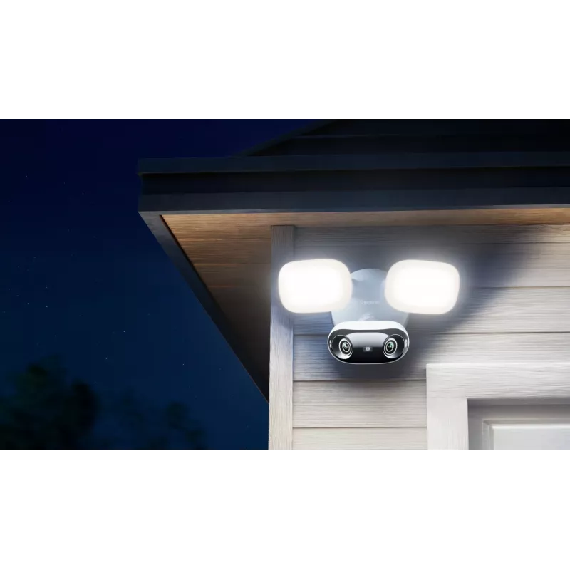 Cámara con reflector exterior Reolink Floodlight Series F751W – 8 MP, Objetivo F2.8mm/F1.6, IP66, Micro SD hasta 512 GB