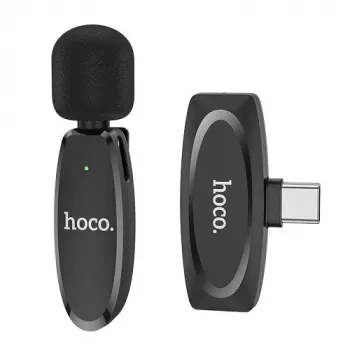 Micrófono digital inalámbrico HOCO L15, clip-on, USB Type-C