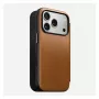 Funda tipo folio Nomad Modern Leather Folio para iPhone 17 Pro, cuero + aluminio, 6,3