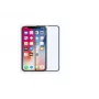 Protector de pantalla de cristal templado COMMA para iPhone 11 Pro Max — antihuellas, negro