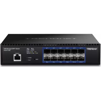 TRENDnet TL2-F7120 - Switch - gestionado - 12 x 10 Gigabit SFP+ - montaje en rack - conforme a TAA (TL2-F7120)