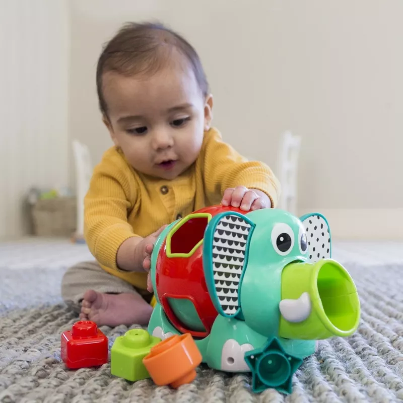 Clasificador con bloques - elefante Infantino
