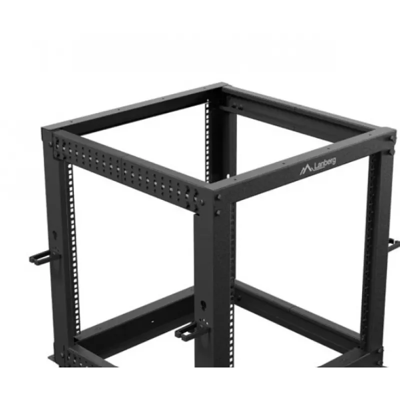 Carcasa de rack LANBERG Open Rack OR01-6112-B 12U 600x600 ajustable negra