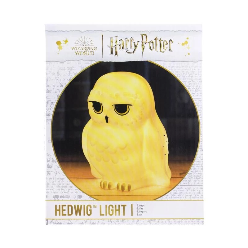 Lámpara de mesa Paladone Hedwig Light V3 – lámpara LED de noche con forma de búho Hedwig