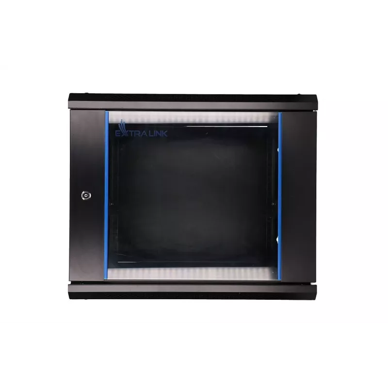 Rack de pared Extralink 9U 600x600 negro