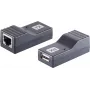 Set de cables Ethernet ShiverPeaks 75608 — Cat5e, 6 m de longitud total, prolongador de cable RJ45 patch
