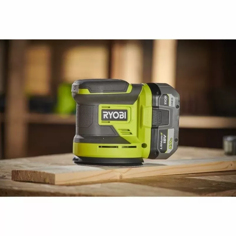 Ryobi RROS18-0 ONE+ 18 V lijadora orbital a batería, 125 mm, solo