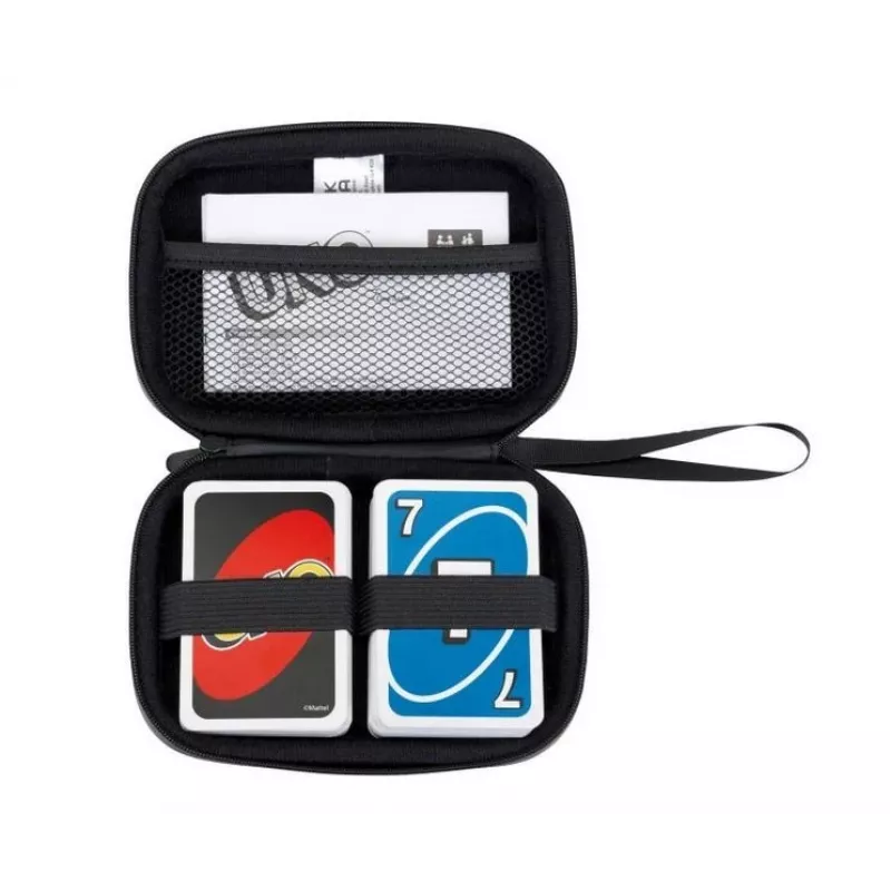 Theo Klein 5901 estuche para cartas Uno, rojo/negro