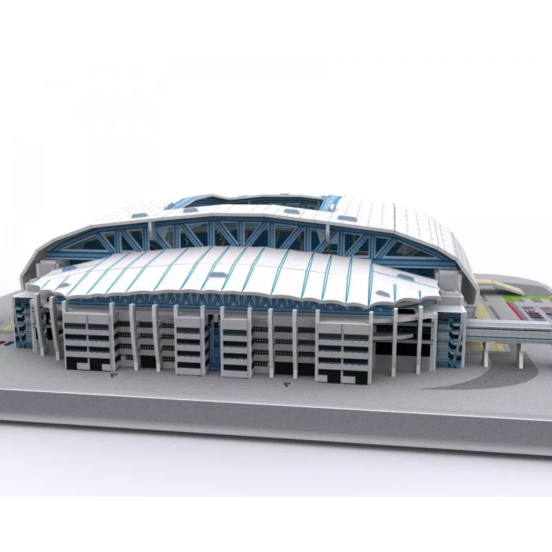 Puzle 3D cubicfun modelo del estadio Lech-Poznan — réplica del estadio a escala para montar, piezas de cartón, número de modelo 306-20257