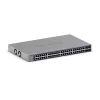 Switch Gigabit Ethernet gestionado Netgear GS752TX, 48x RJ-45 10/100/1000, soporte 10G, rack 1U, gris