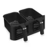 Freidora de aire Tristar FR-9075 doble 9 L, 2500 W, control táctil, LCD, negra, 60 °C mín