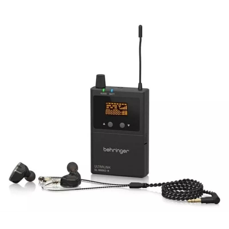 Receptor inalámbrico Behringer UL1000G2 – respuesta de frecuencia 40 Hz–20 kHz