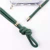 Funda con collar para teléfono Lookabe para iPhone 7/8 Plus — oro con correa verde