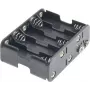 Goobay Portapilas para 10x AA (Mignon), Negro, 11469