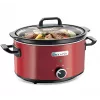 Olla de cocción lenta Crock-Pot SCV400RD 3,5 L olla de cerámica extraíble, tapa de cristal, 2 niveles de calor