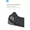 Funda blanda Devia Woven2 para iPhone 11 Pro Max — superficie textil estampada roja
