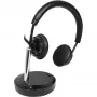 Auriculares inalámbricos Plusonic W320 Dual DECT Estéreo — auriculares DECT estéreo inalámbricos, compatibles con base dual